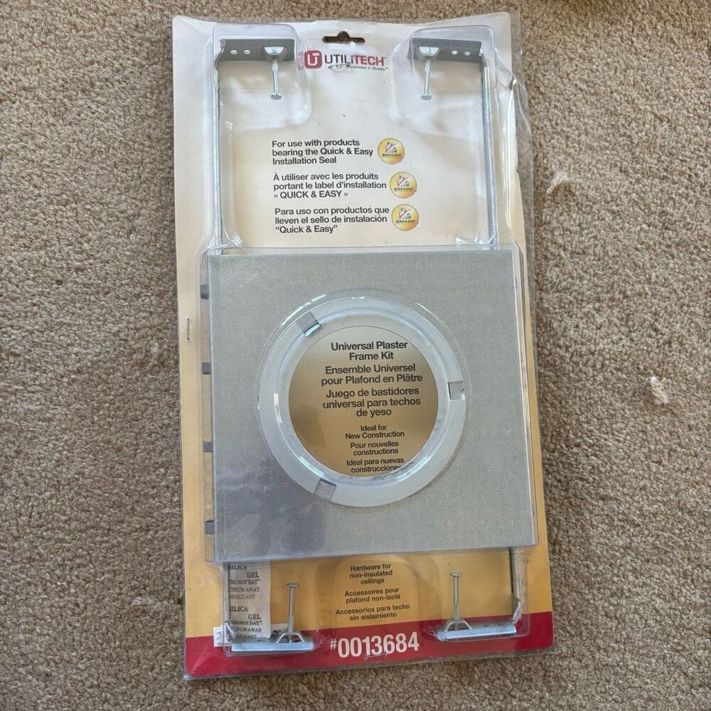 Utilitech #0013664 Universal Plaster Frame Kit *New*